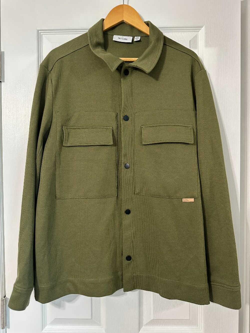 Only & Sons Green Button Down